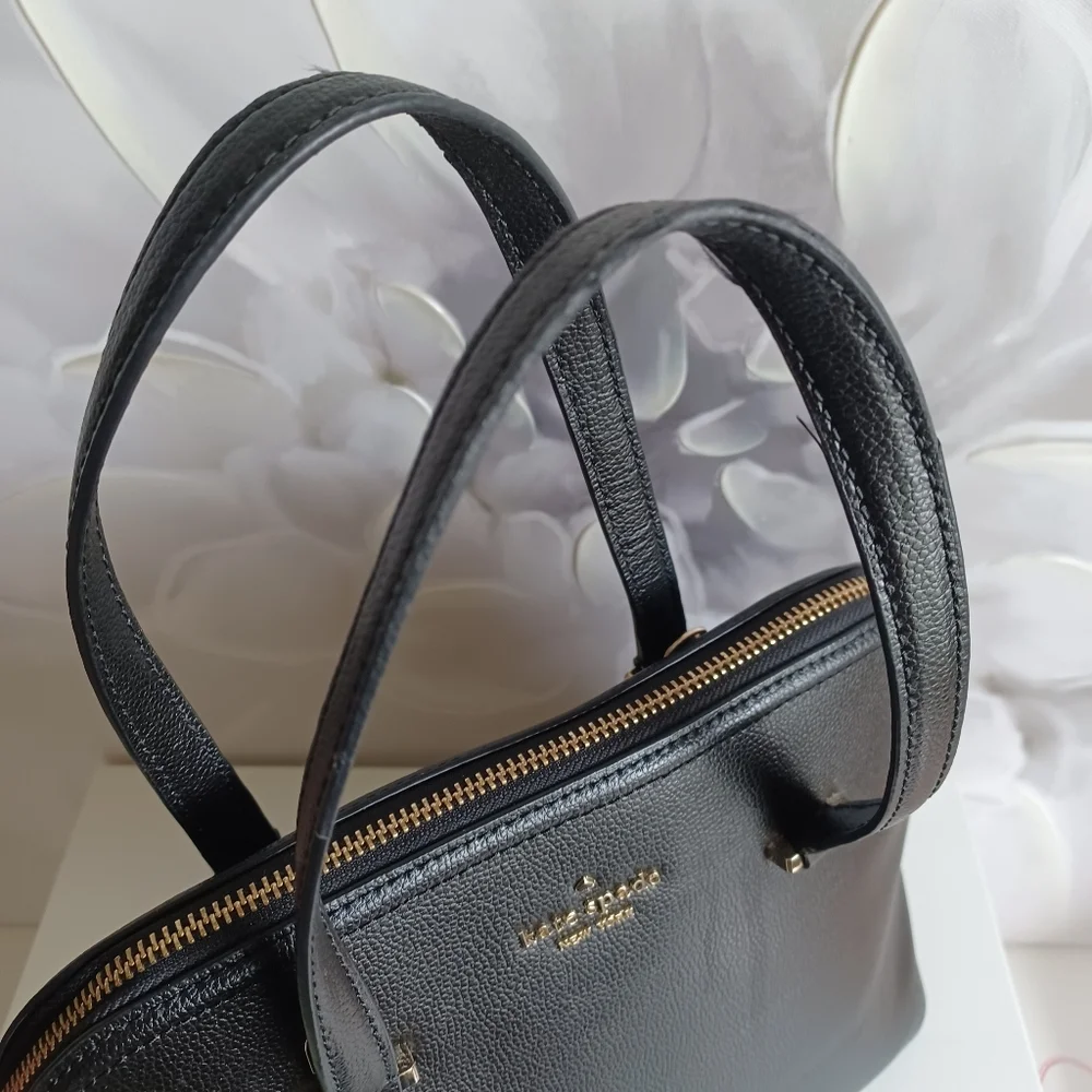 Kate Spade New York Black Patterson Drive Medium Dome Satchel - Picture 4 of 12